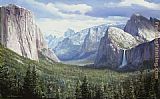 Yosemite Canvas Paintings - Yosemite Valley